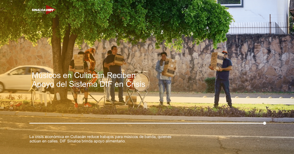 accidente Culiacán, ayuda alimentaria, crisis económica, Músicos de banda, Sistema DIF Sinaloa