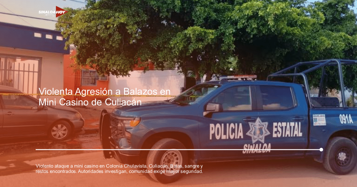 accidente Culiacán, agresión armada, casino ilegal, desaparicion, Violencia.