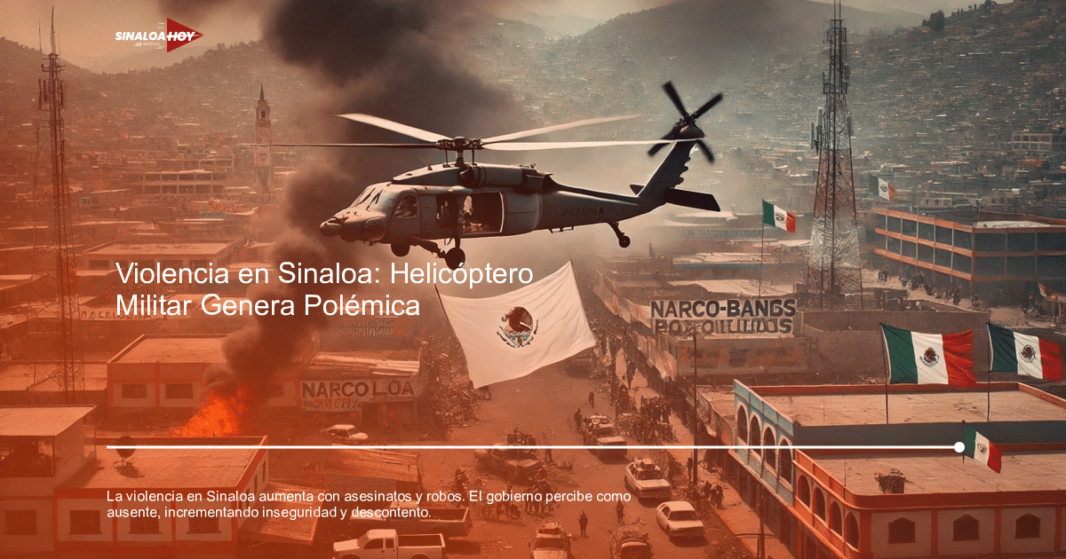 Descontento social, Museo narcotráfico, Símbolos de paz., Uso de recursos militares, violencia en Sinaloa