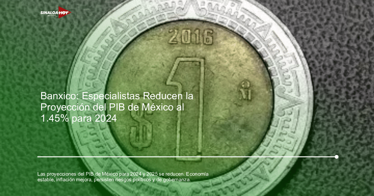 gobernanza., inflación, PIB de México, proyecciones económicas, riesgos económicos