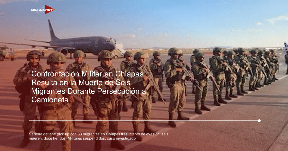 32 migrantes, accidente Chiapas, conflicto armado, investigación judicial, SEDENA