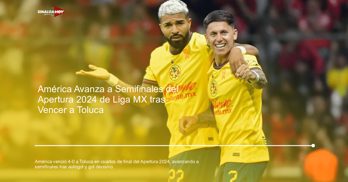 Futbolistas del Club América celebrando en el partido contra Toluca en cuartos de final de la Liga MX.