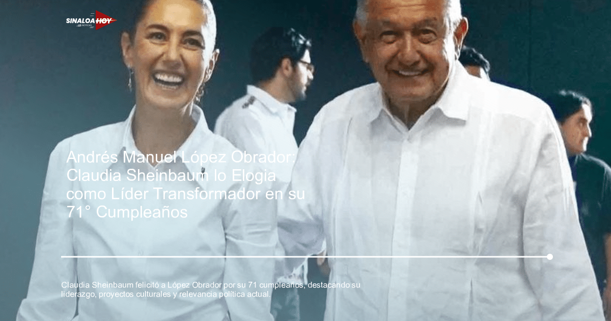 Dos personas sonrientes con camisas blancas en La Mañanera del Pueblo