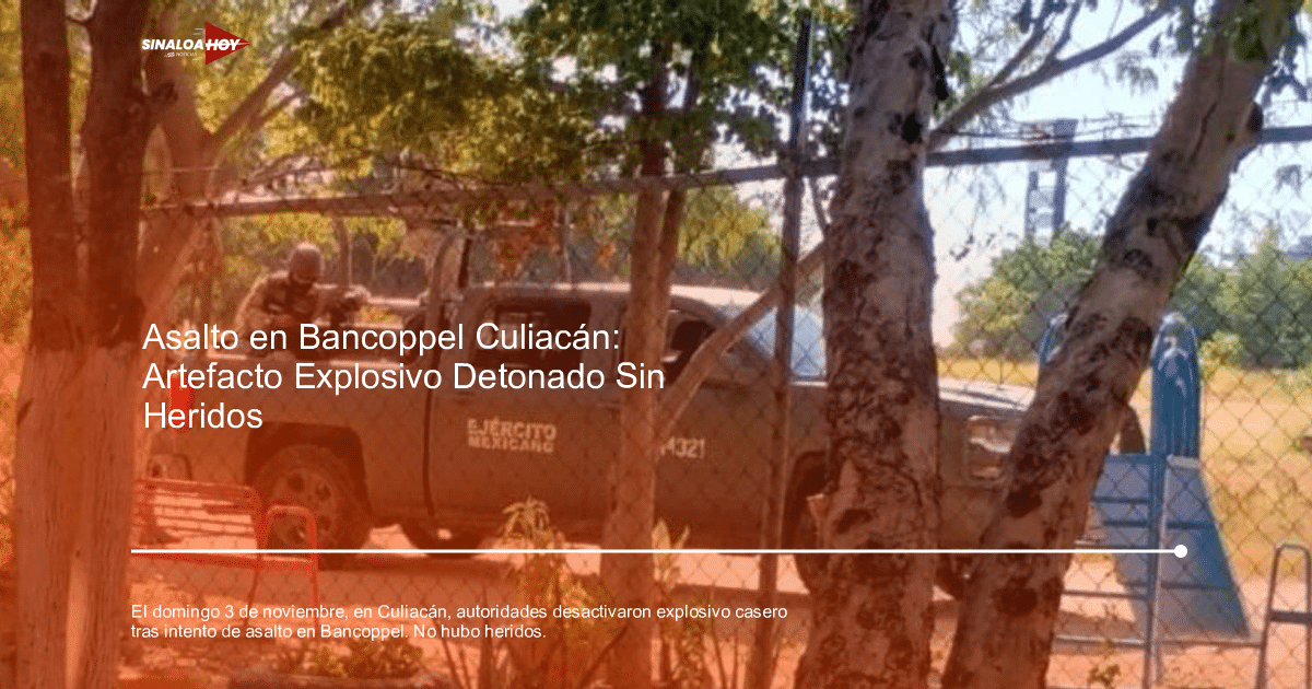 Camión militar del Ejército Mexicano con soldado armado en un jardín cercado.