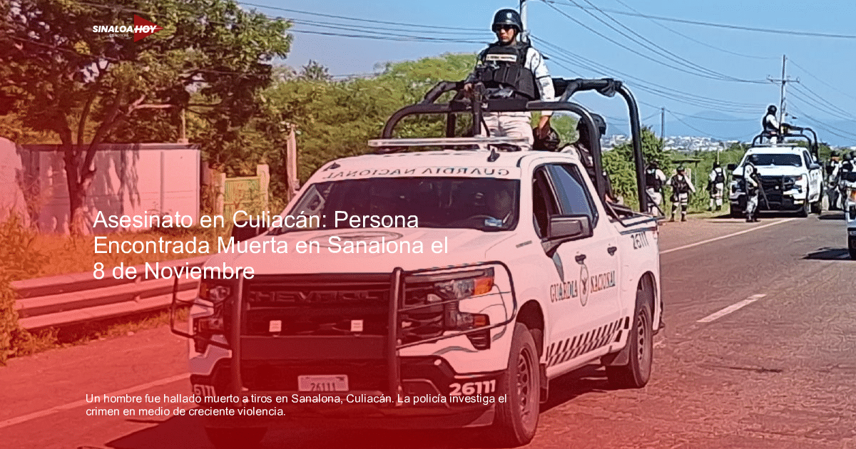 Vehículo de la Guardia Nacional en carretera de Culiacán durante operativo de seguridad.