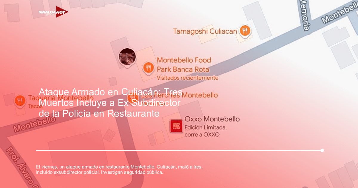 Mapa de Montebello con lugares destacados y contexto de seguridad