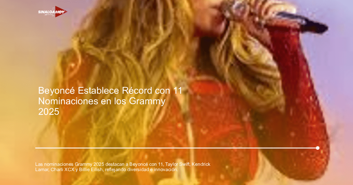 Cantante con vestido rojo brillante en los Grammy 2025