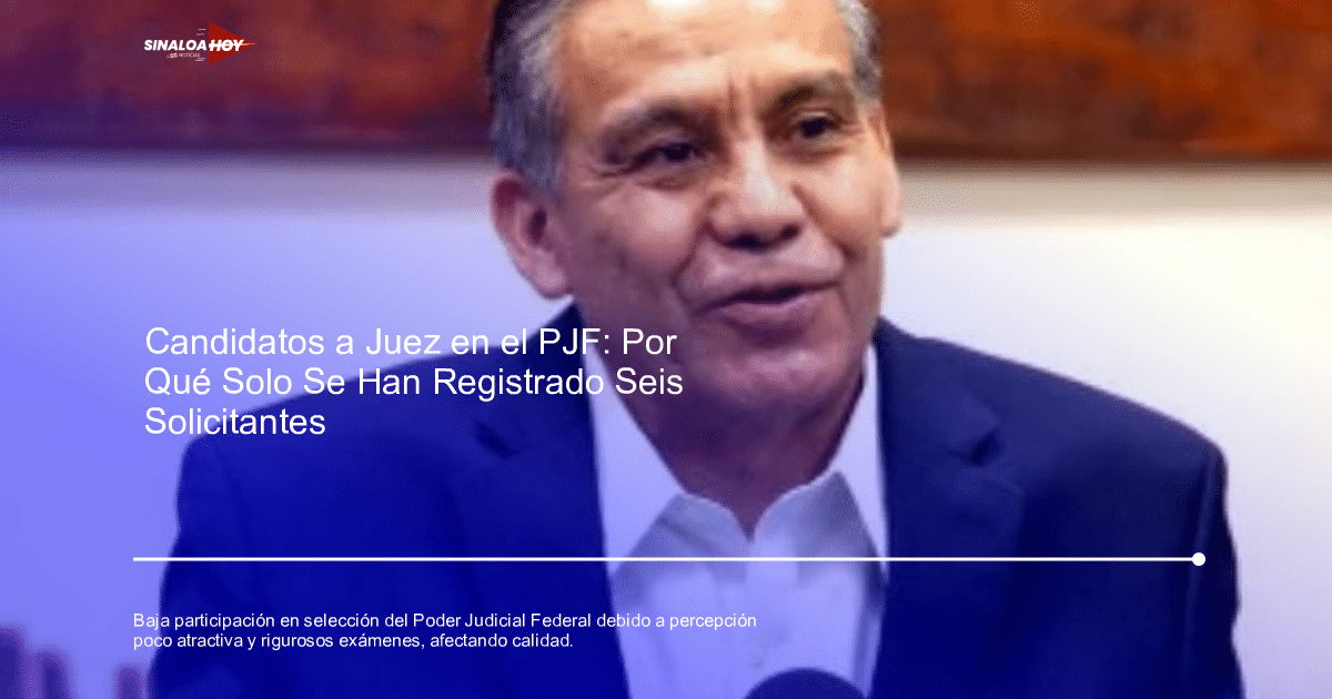 Persona siendo entrevistada sobre el proceso de selección del Poder Judicial Federal