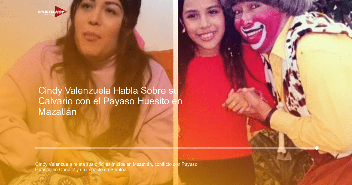 Mujer con suéter morado y niña con payaso colorido en ambiente festivo