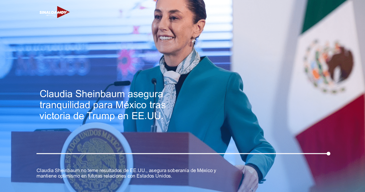 Claudia Sheinbaum en conferencia de prensa sobre elecciones en EE.UU.