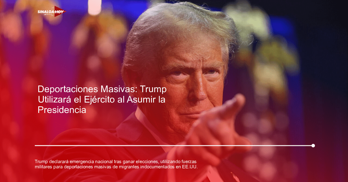 Imagen representativa de la propuesta de deportaciones masivas de Donald Trump con apoyo militar.