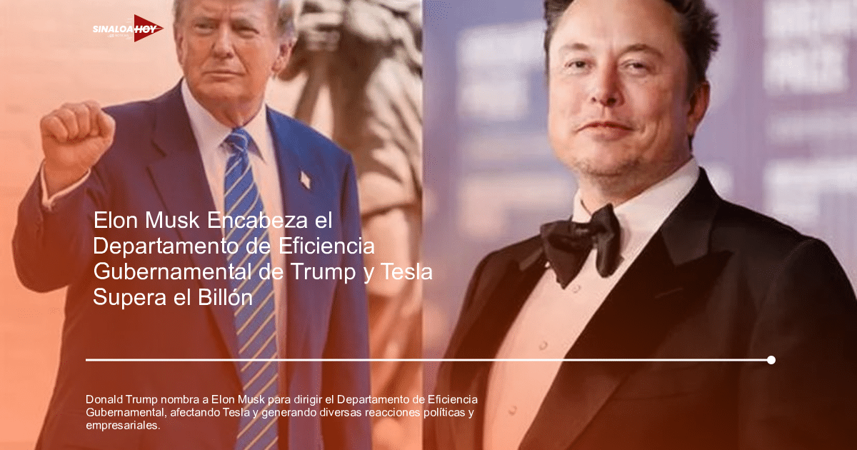 Elon Musk en el contexto de su nombramiento al Departamento de Eficiencia Gubernamental