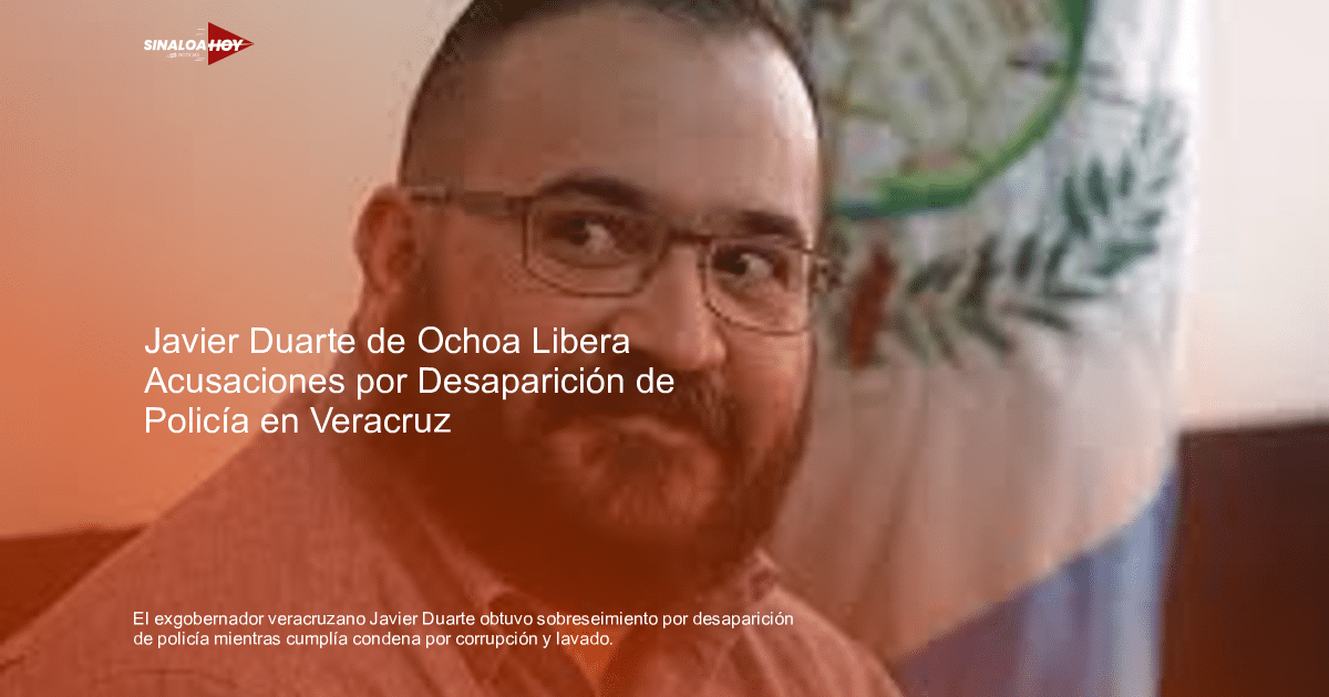 Imagen del caso judicial de Javier Duarte sobre desaparición forzada