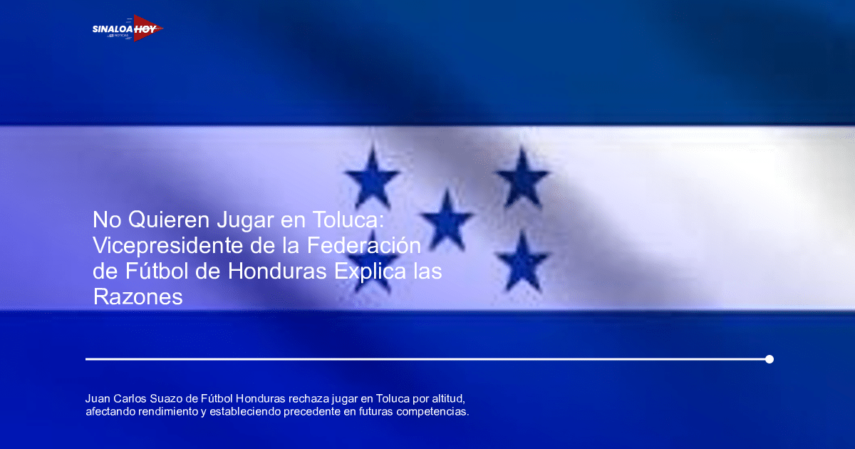 Bandera de Honduras con franjas azules y blancas y cinco estrellas azules en el centro.