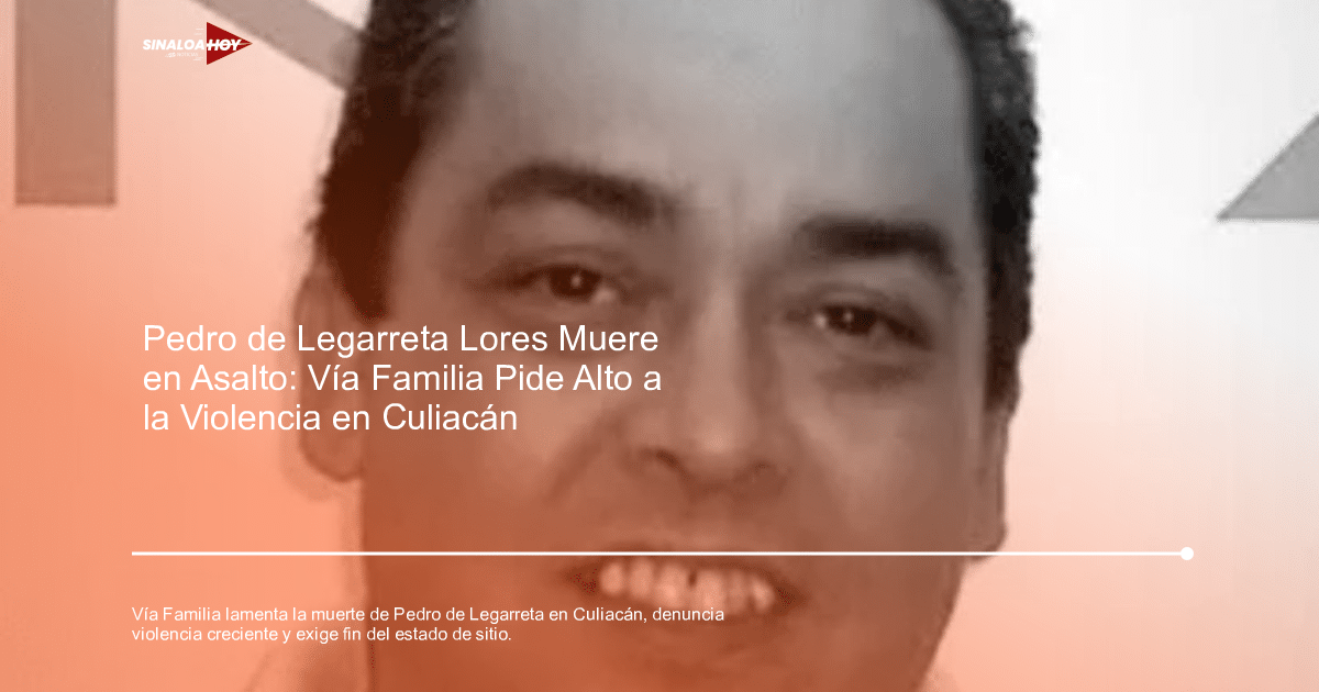 Homenaje a Pedro de Legarreta Lores, líder social de Culiacán