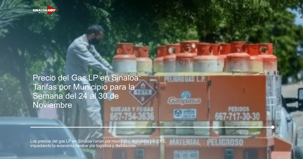 Hombre manipulando cilindros de gas en un camión de transporte marcado como material peligroso en una calle con vegetación.