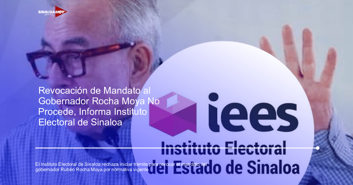 Arturo Fajardo Mejía, consejero presidente del IEES, hablando en una conferencia sobre la revocación de mandato en Sinaloa.