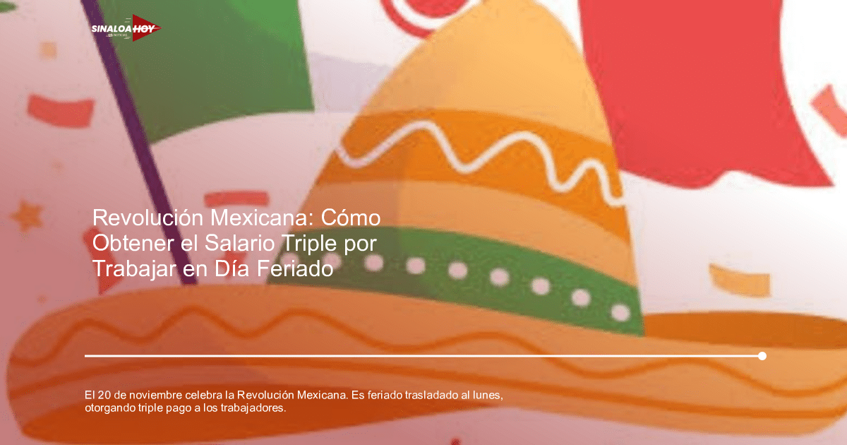 Sombrero de mariachi con banderas y confeti, representando la Revolución Mexicana.