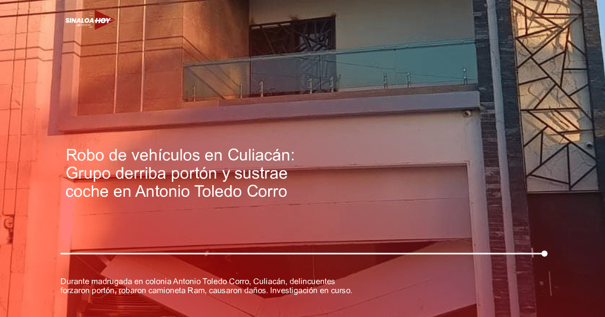 Fachada de edificio moderno con diseño contemporáneo en Culiacán, relacionada con un incidente de robo.