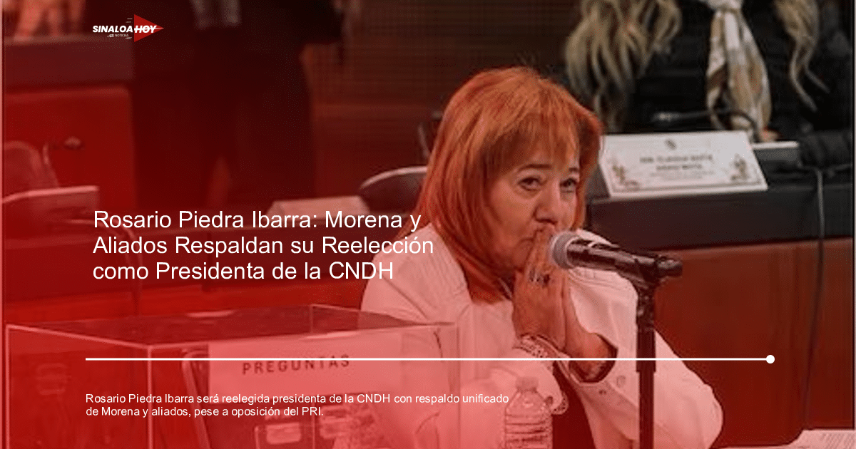 Rosario Piedra Ibarra en audiencia formal con micrófono y recipiente de preguntas.