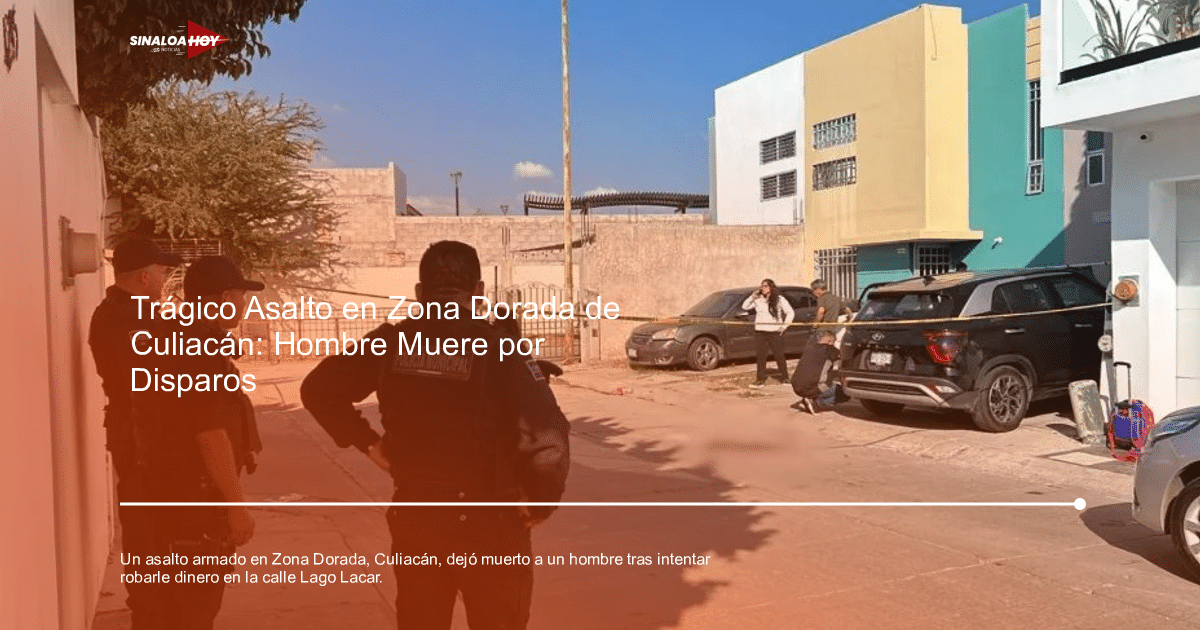 Policías en Culiacán acordonan área tras incidente violento