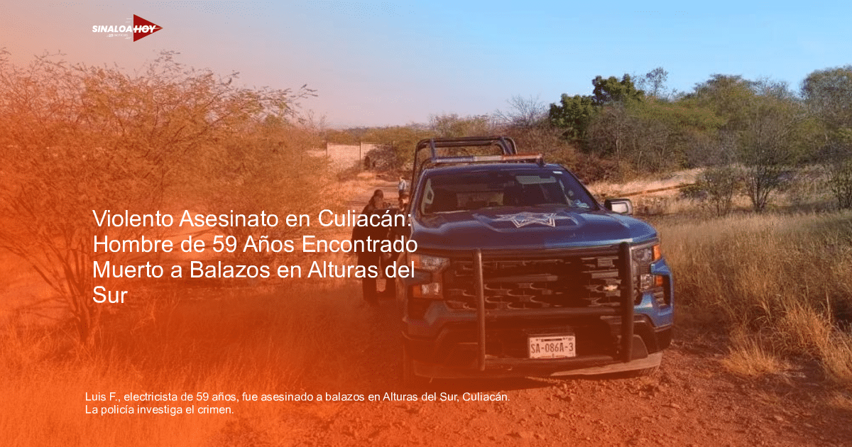 Camioneta azul estacionada en área rural, relacionada con asesinato en Alturas del Sur.