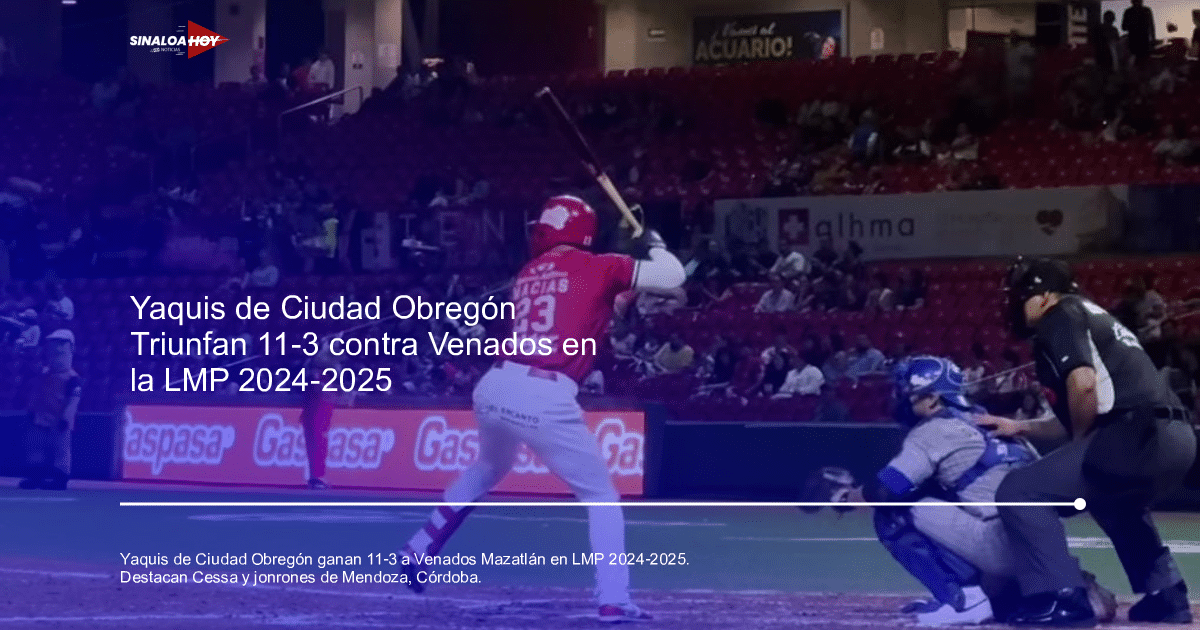 Jugador de béisbol número 23 en acción durante el partido Yaquis vs Venados en la LMP 2024-2025.