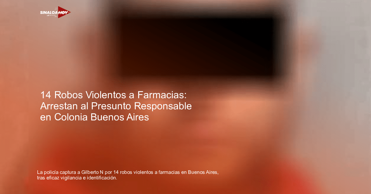 Policías deteniendo a un sospechoso en la colonia Buenos Aires