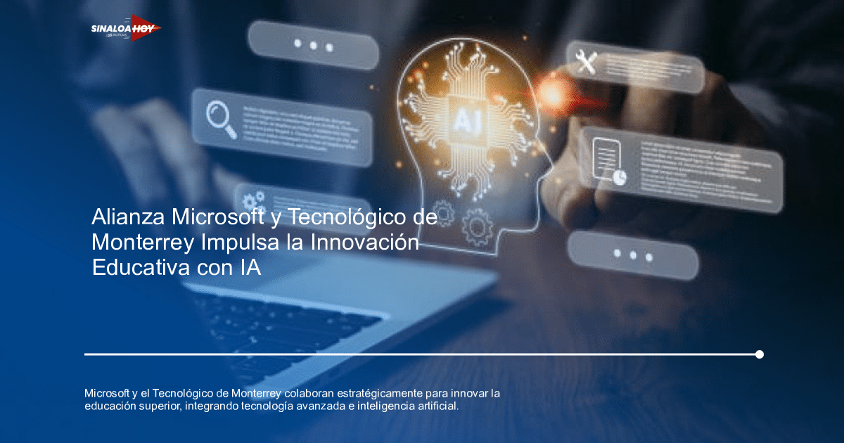 Persona usando laptop con gráficos de IA, simbolizando tecnología educativa avanzada.