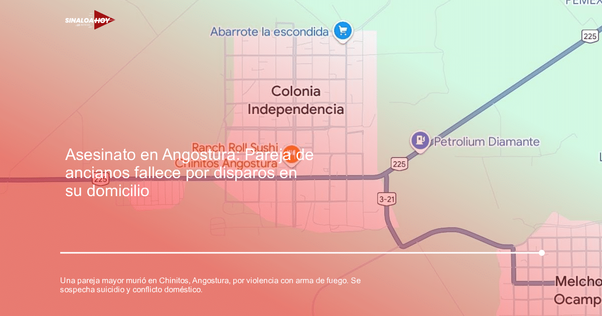 Mapa de la Colonia Independencia con puntos de interés y carreteras.