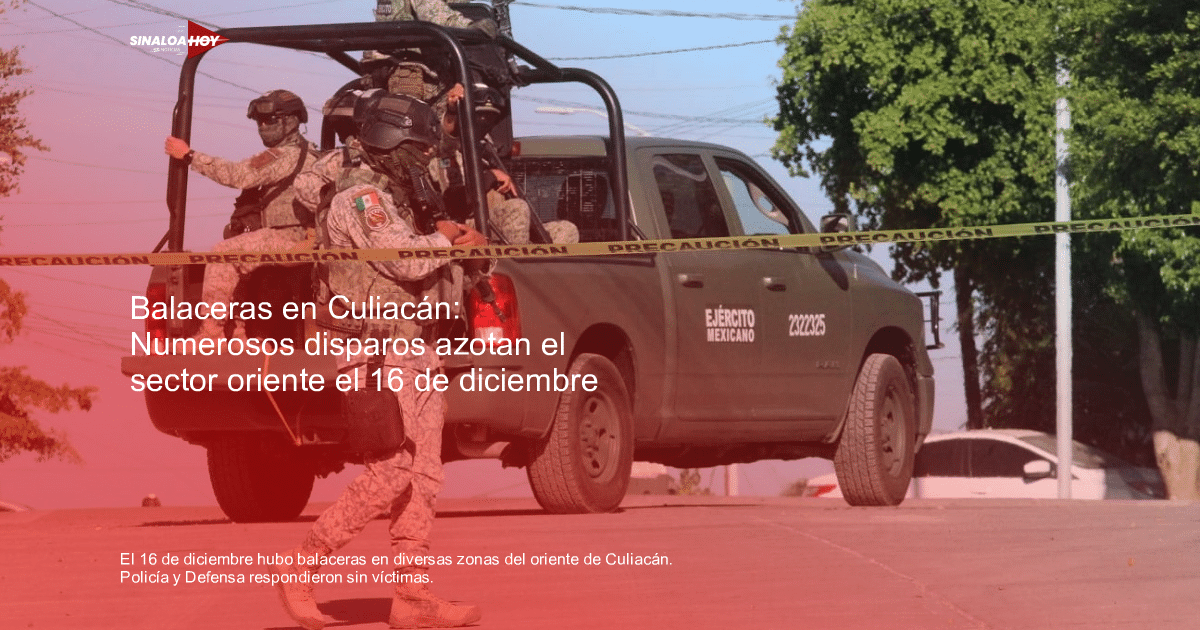 Operativo militar en Culiacán con camión verde y soldados en uniforme de camuflaje