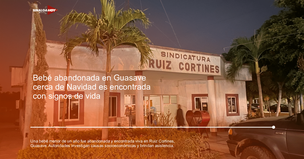 Edificio del Sindicato Ruiz Cortines de noche con personas en la entrada y un vehículo estacionado.