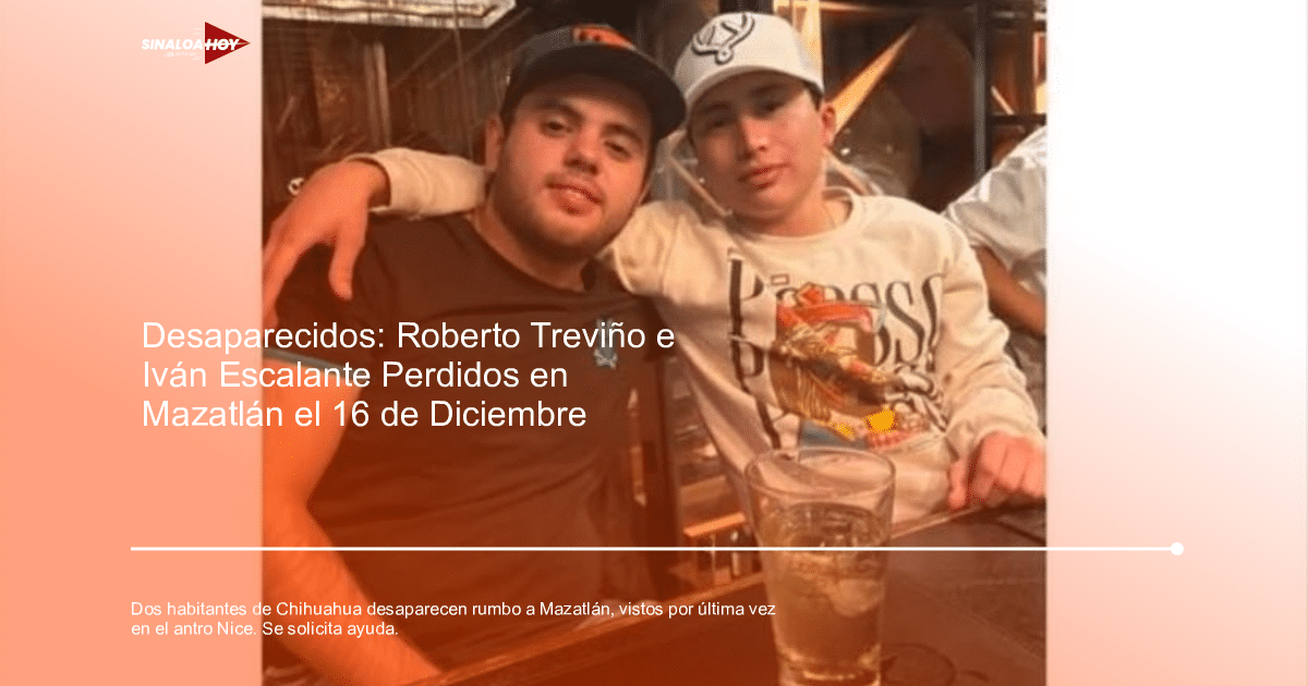 Dos jóvenes sonrientes sentados en una mesa con un vaso de bebida, uno con camiseta negra y otro con sudadera blanca.