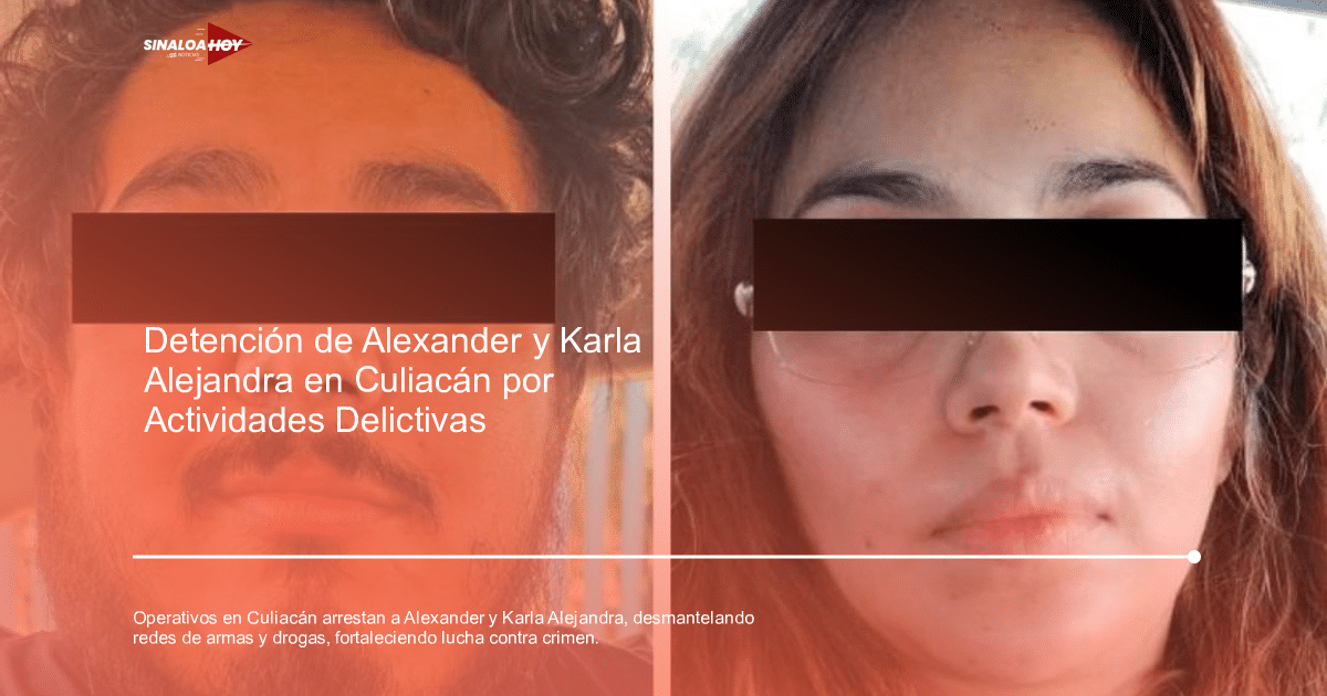 Operativos de seguridad en Culiacán con detenciones clave