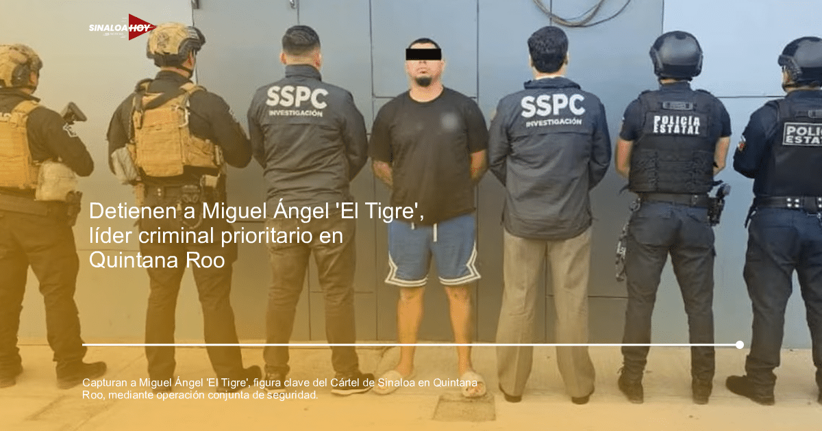 Detención de Miguel Ángel 'El Tigre' por fuerzas de seguridad en Pachuca