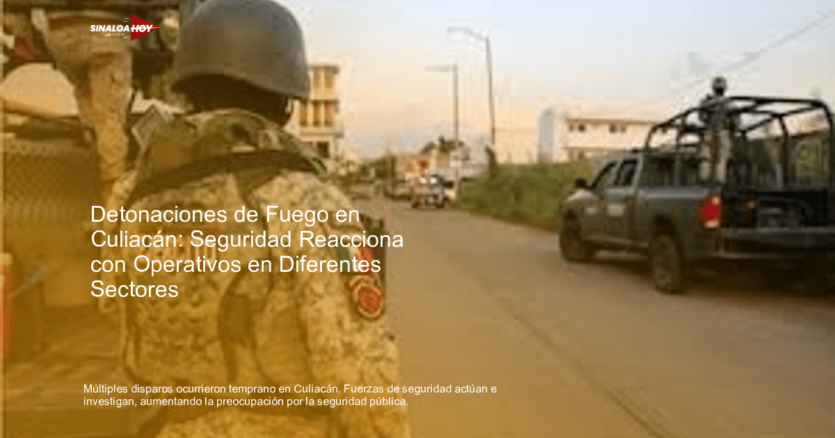 Soldado del Ejército en Culiacán con vehículo de seguridad y edificios al fondo al atardecer.