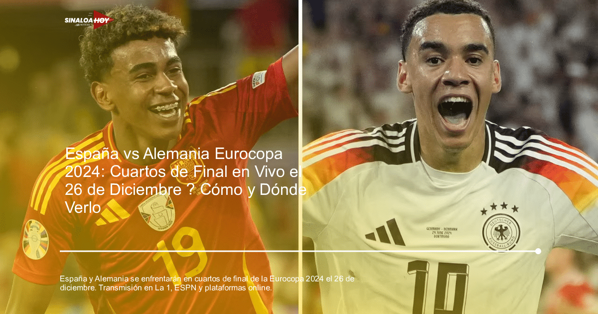 Futbolistas de España y Alemania celebrando en la Eurocopa 2024