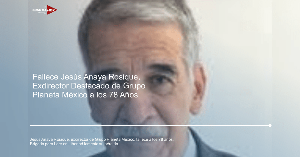 Homenaje a Jesús Anaya Rosique, exdirector de Grupo Planeta México