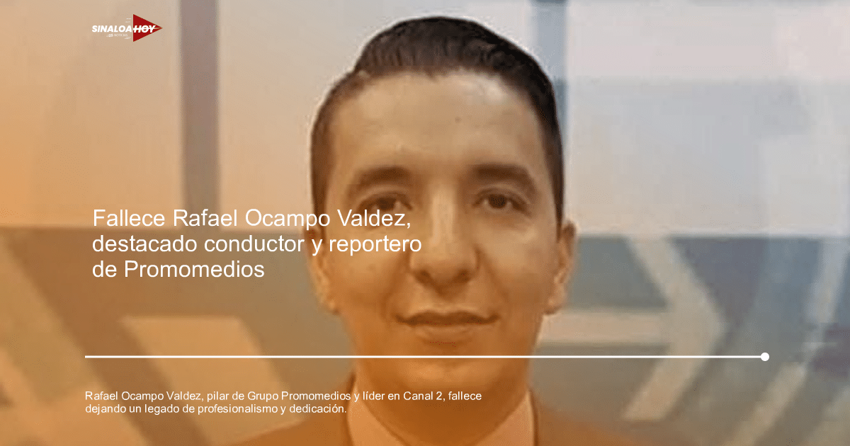 Fotografía de Rafael Ocampo Valdez, líder de Grupo Promomedios, en un evento público.
