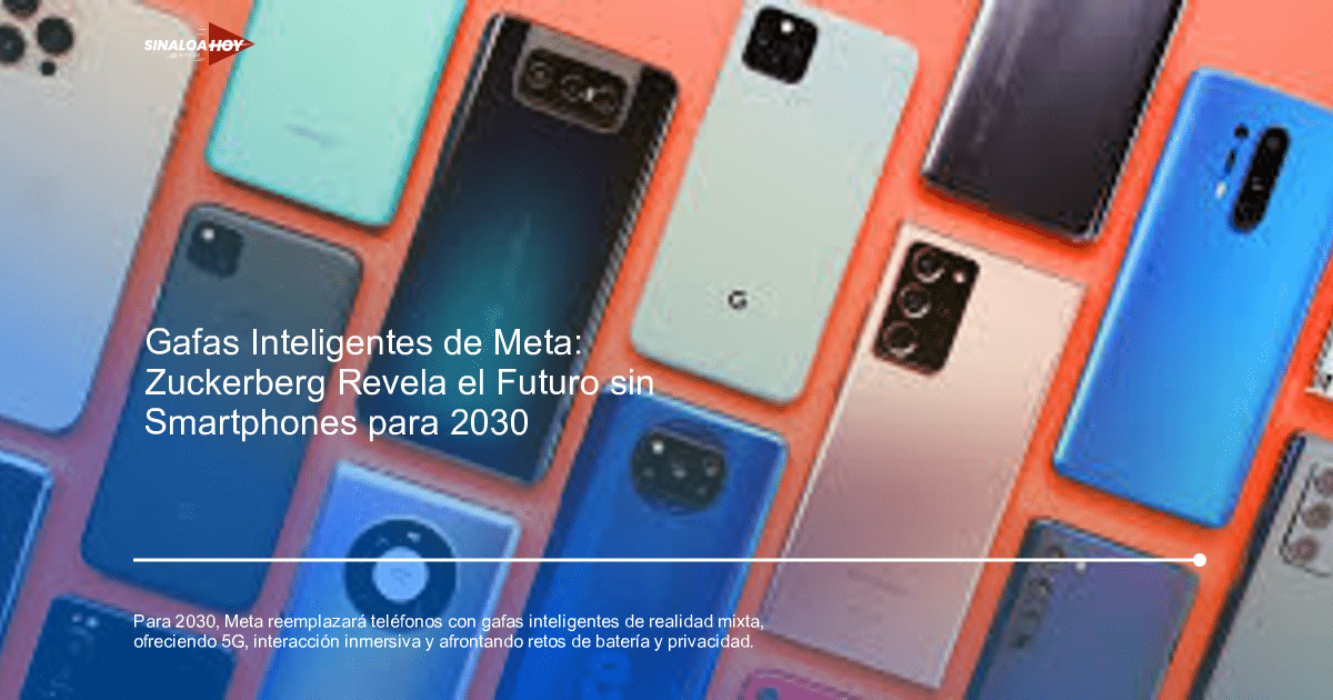 Colección de teléfonos móviles de diferentes modelos y colores sobre un fondo colorido.