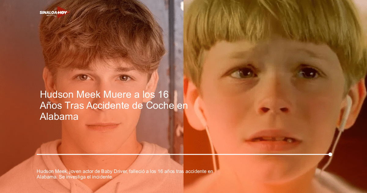 Dos retratos de Hudson Meek: uno sereno y otro con emoción intensa, simbolizando diferentes etapas de su vida.