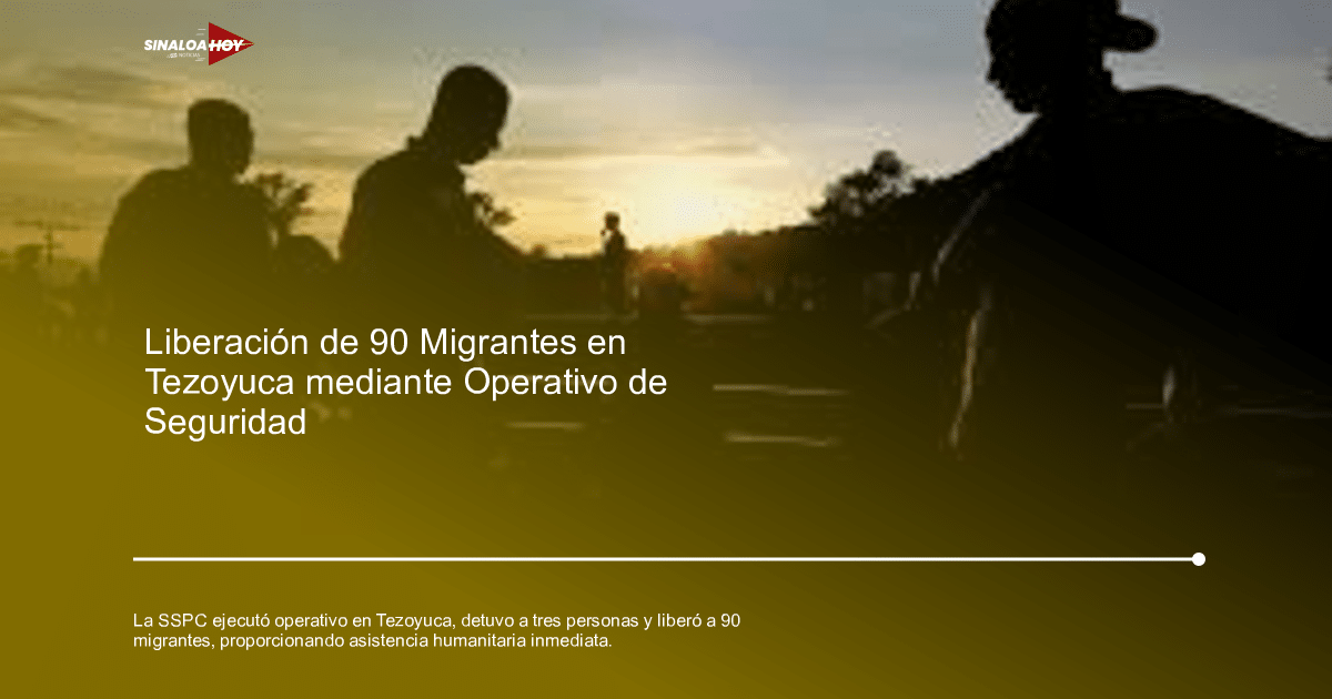Siluetas de personas al atardecer, simbolizando libertad y esperanza tras operativo en Tezoyuca.