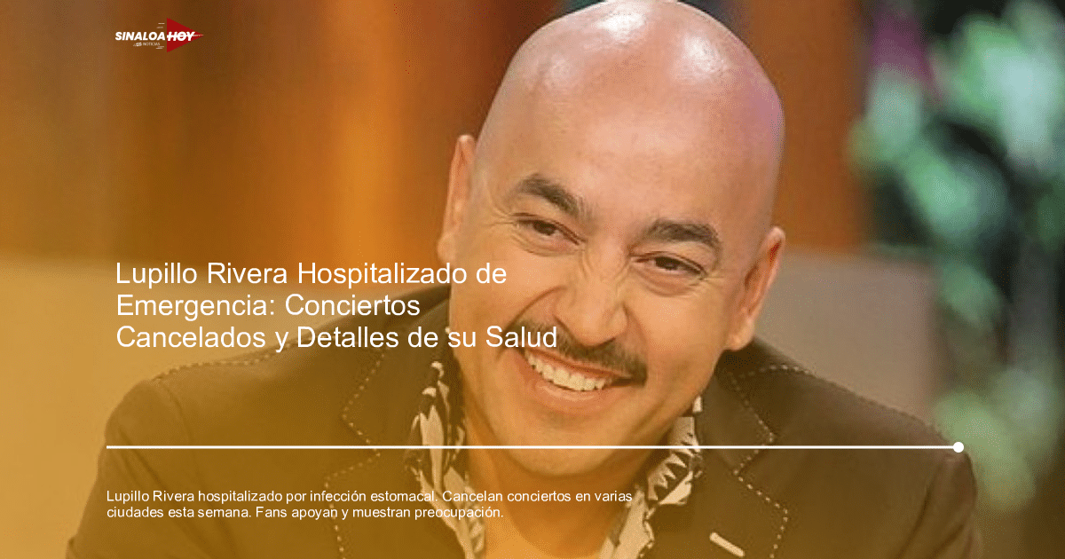 Lupillo Rivera hospitalizado por emergencia médica