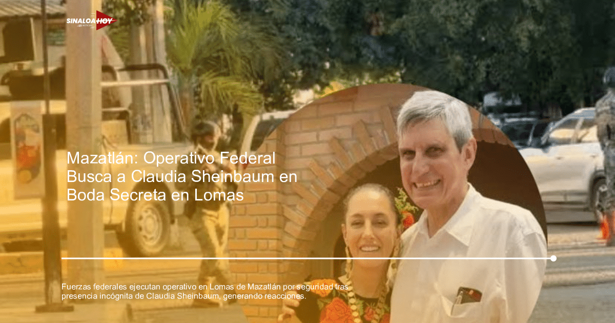 Personas en evento social con soldado armado en Lomas de Mazatlán