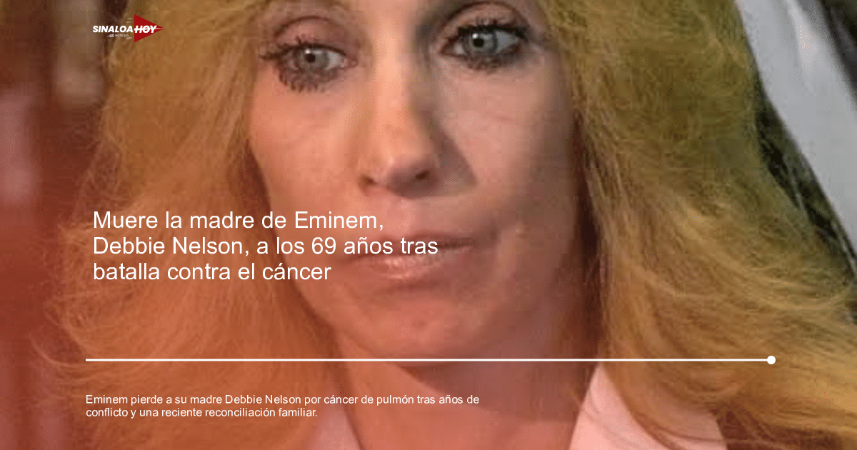Eminem y su madre, Debbie Nelson, en un momento de reflexión sobre su relación.