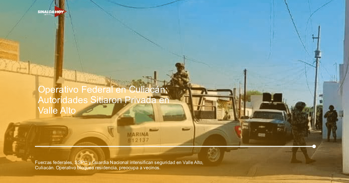 Vehículo de la Marina con soldado armado en operativo de seguridad en Culiacán