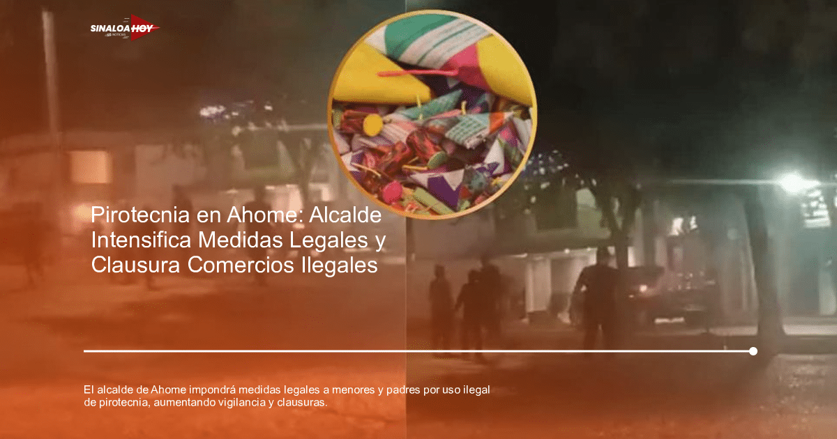 Calle nocturna urbana con personas y artículos artesanales en un círculo