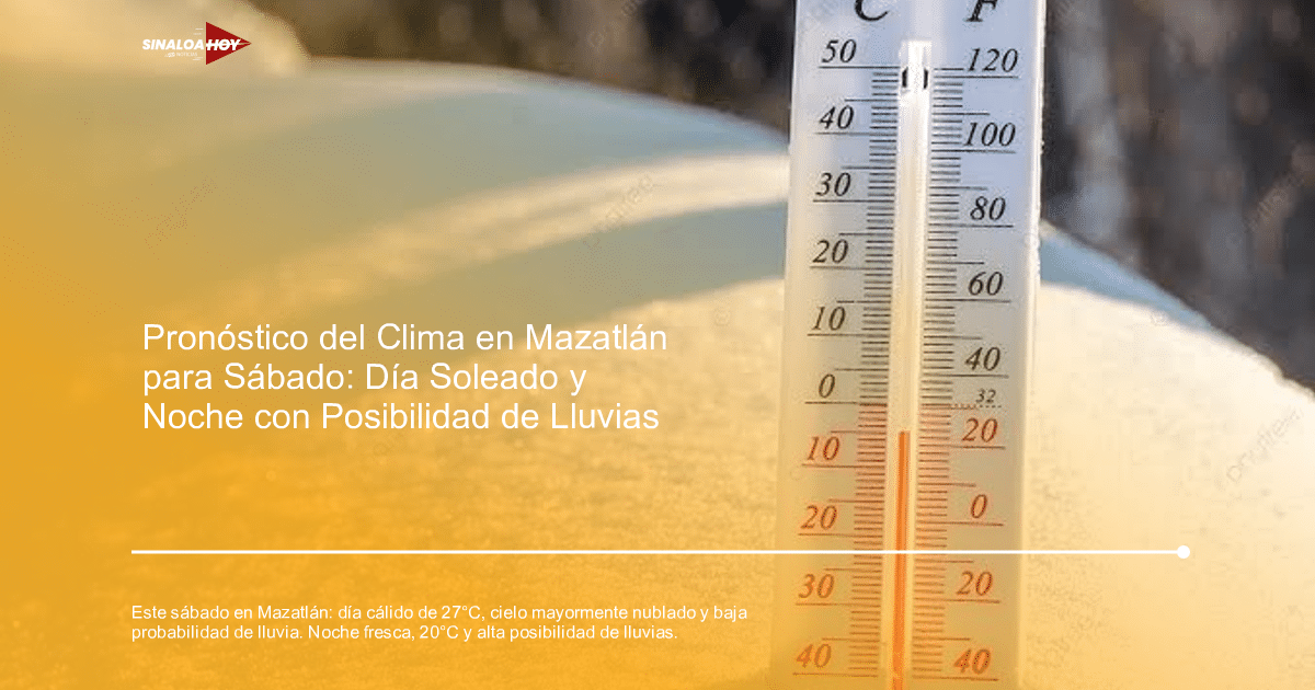 Termómetro sobre nieve con escalas Celsius y Fahrenheit, fondo de nieve brillante.
