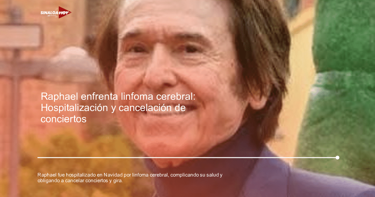 Raphael hospitalizado en Navidad por episodio cerebrovascular