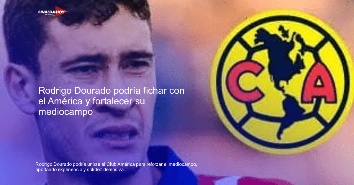 Jugador de fútbol reflexivo con el escudo del Club América, relacionado con rumores de fichaje de Rodrigo Dourado.